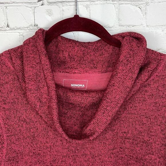 Sonoma Long Sleeve Cowl Neck Tunic Length Sweater Size XL - Picture 2 of 5